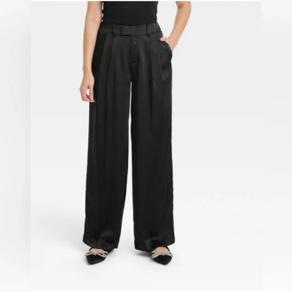 A New Day Satin Wide Leg Pants - Picture 7 of 8